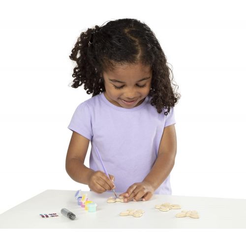  Melissa & Doug Paint & Decorate Your Own Wooden Magnets Craft Kit  Butterflies, Hearts, Flowers