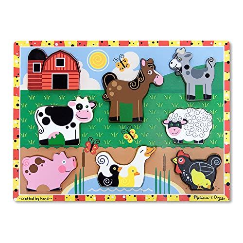  Melissa & Doug Farm Chunky Puzzle