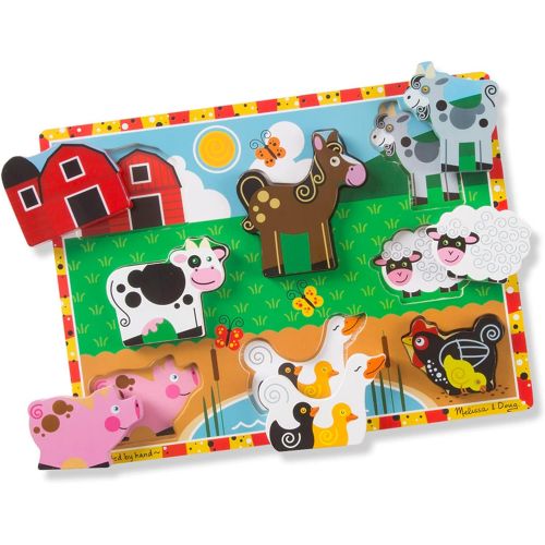  Melissa & Doug Farm Chunky Puzzle