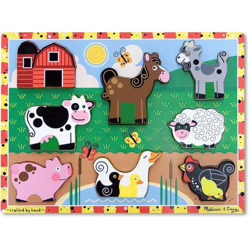  Melissa & Doug Farm Chunky Puzzle