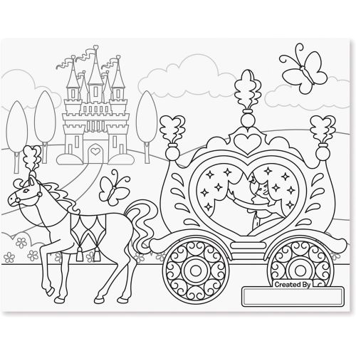  Melissa & Doug Princess & Fairy Jumbo Coloring Pad