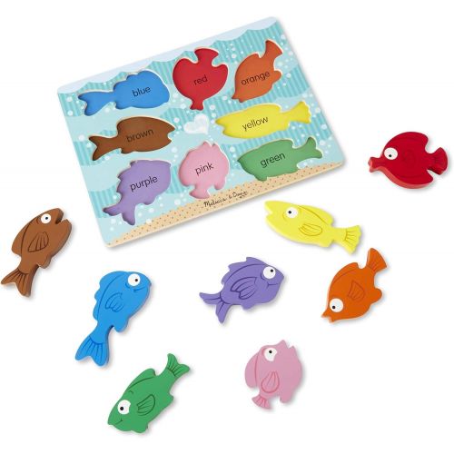  Melissa & Doug Colorful Fish Chunky Puzzle