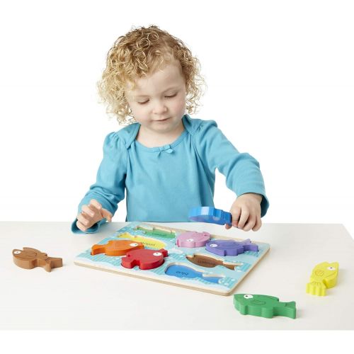  Melissa & Doug Colorful Fish Chunky Puzzle