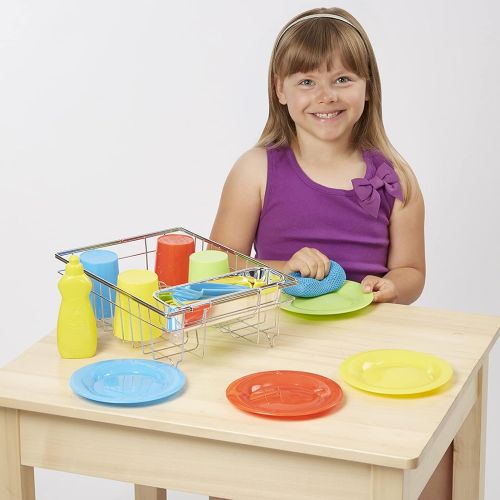  Melissa & Doug Wash & Dry Dish Set