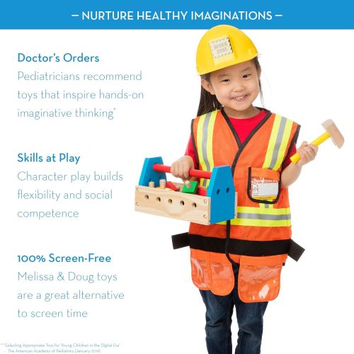  Melissa & Doug Construction Worker Role Play