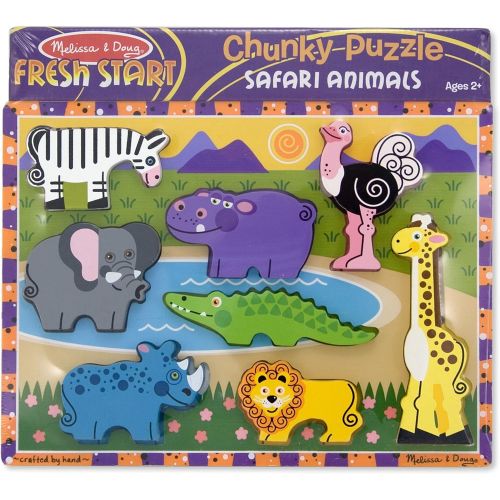  Melissa & Doug Safari Chunky Puzzle