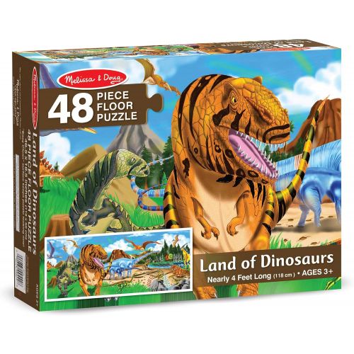  Melissa & Doug Land of Dinosaurs Floor Puzzle 48 pc