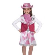 Melissa & Doug Cowgirl Role Play Costume