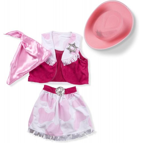  Melissa & Doug Cowgirl Role Play Costume