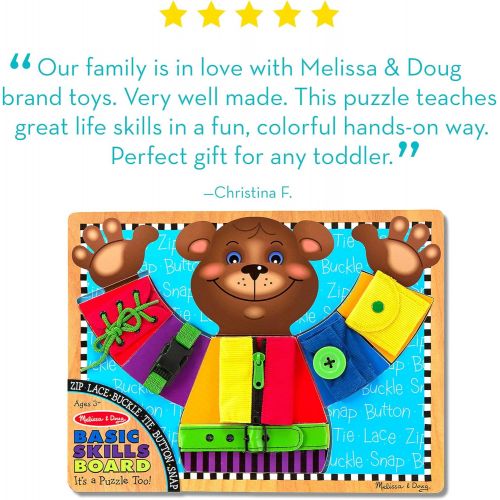  Melissa & Doug Basic Skills Puzzle Board -