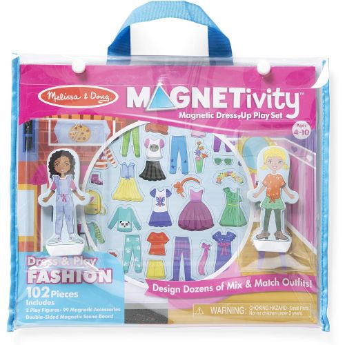  Melissa & Doug Magnetivity Magnetic Dress-Up Play Set  Dress & Play Fashion