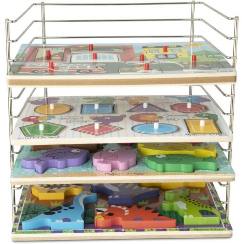  Melissa & Doug Multi-Fit Wire Puzzle Rack