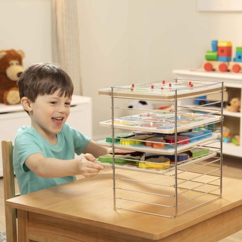  Melissa & Doug Multi-Fit Wire Puzzle Rack