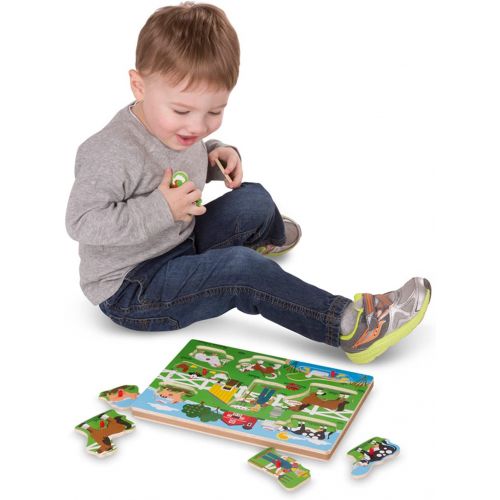  Melissa & Doug Old MacDonald’s Farm Sound Puzzle