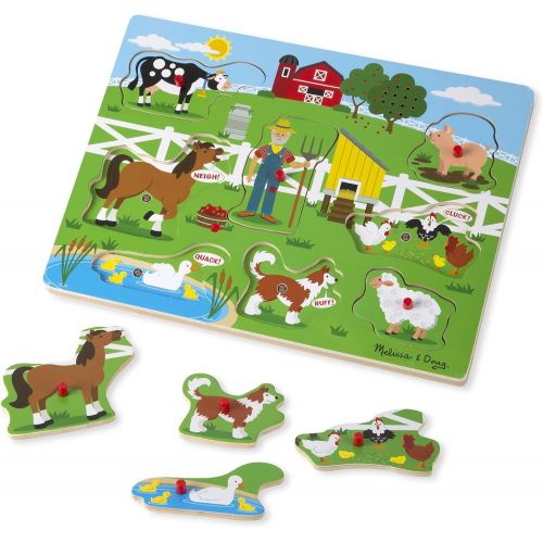  Melissa & Doug Old MacDonald’s Farm Sound Puzzle