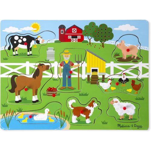  Melissa & Doug Old MacDonald’s Farm Sound Puzzle