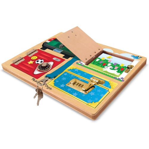  Melissa & Doug Locks & Latches Board