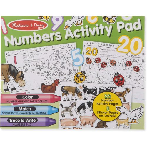  Melissa & Doug Numbers Activity Pad