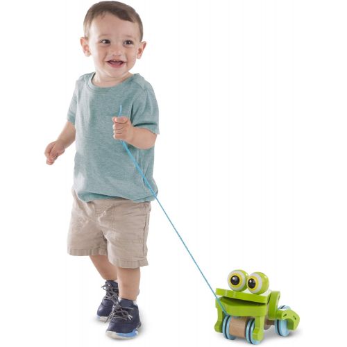  Melissa & Doug Frolicking Frog Pull Toy