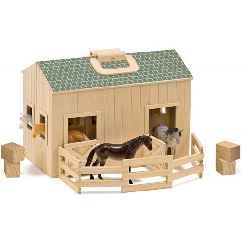  Melissa & Doug Fold & Go Stable