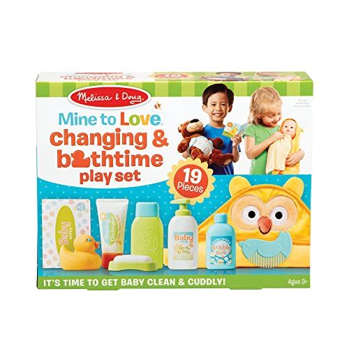  Melissa & Doug Changing & Bathtime Play Set