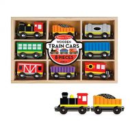 Melissa & Doug Wooden Train Cars