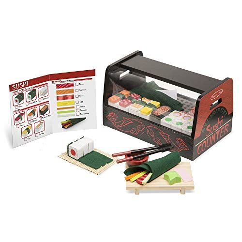  Melissa & Doug Roll, Wrap & Slice Sushi Counter Toy