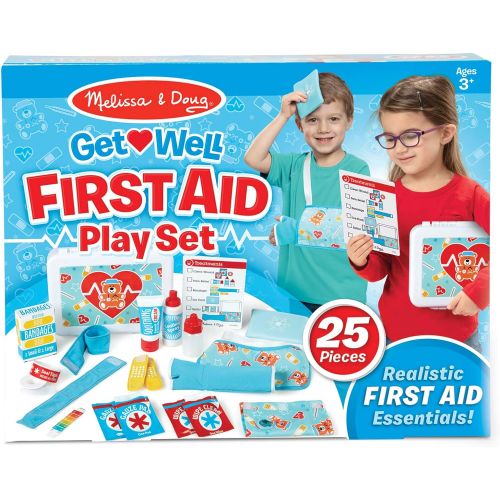  Melissa & Doug Get Well First Aid Kit Play Set (25 Pieces)
