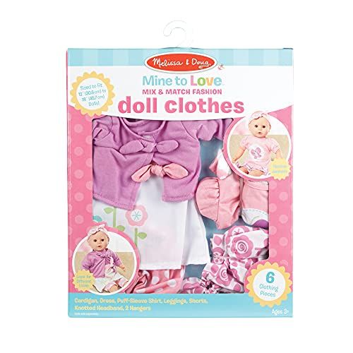  Melissa & Doug Mix & Match Fashion Doll Clothes