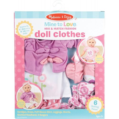  Melissa & Doug Mix & Match Fashion Doll Clothes