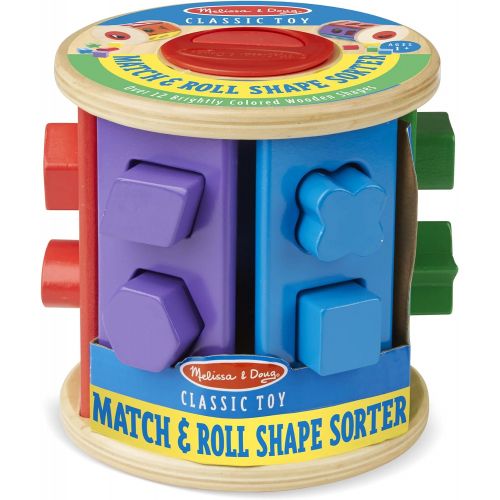  Melissa & Doug Match & Roll Shape Sorter