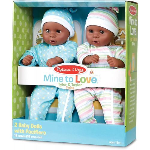  Melissa & Doug Mine to Love 15 Inch Twins - Tyler & Taylor