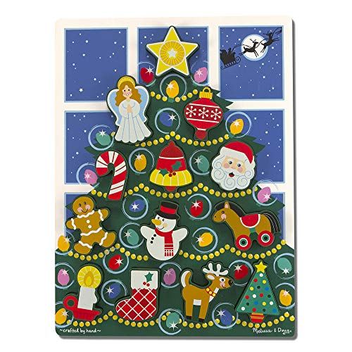  Melissa & Doug Holiday Tree Chunky Puzzle