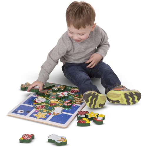  Melissa & Doug Holiday Tree Chunky Puzzle