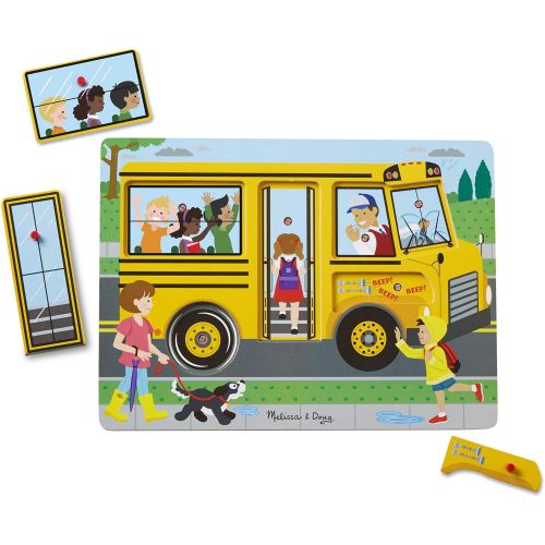  Melissa & Doug Wheels on the Bus Sound Puzzle