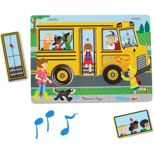  Melissa & Doug Wheels on the Bus Sound Puzzle