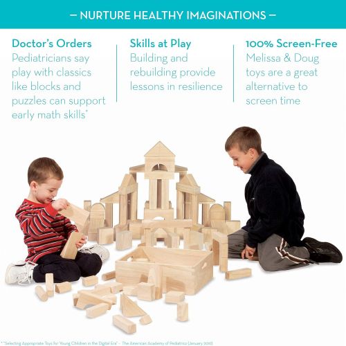  Melissa & Doug Standard Unit Blocks