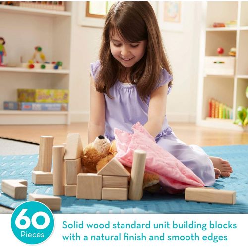  Melissa & Doug Standard Unit Blocks