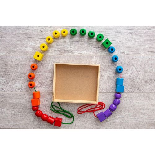  Melissa & Doug Primary Lacing Beads