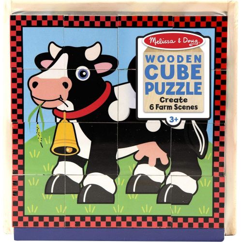  Melissa & Doug Farm Cube Puzzle