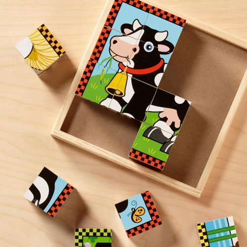  Melissa & Doug Farm Cube Puzzle