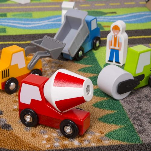  Melissa & Doug Deluxe Road Rug Play Set