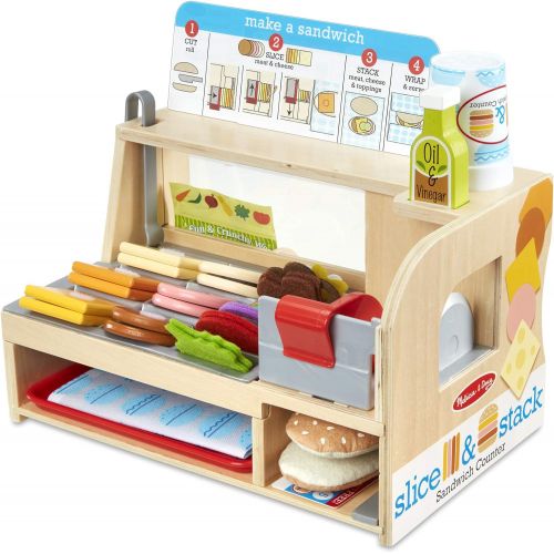  Melissa & Doug Slice & Stack Sandwich Counter