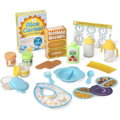  Melissa & Doug Deluxe Baby Care Play Set