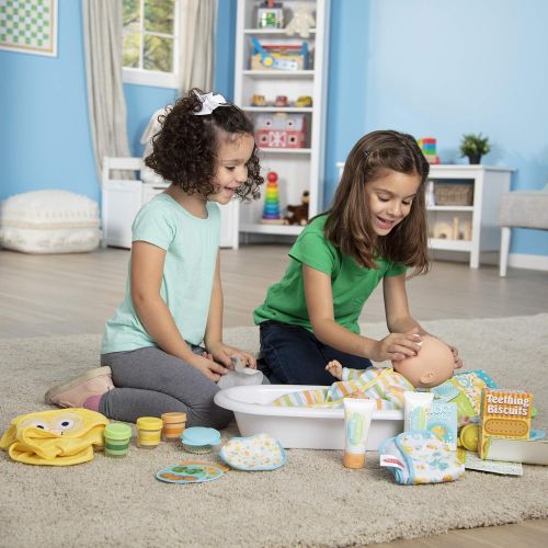  Melissa & Doug Deluxe Baby Care Play Set