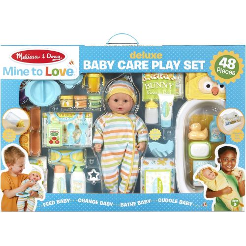  Melissa & Doug Deluxe Baby Care Play Set