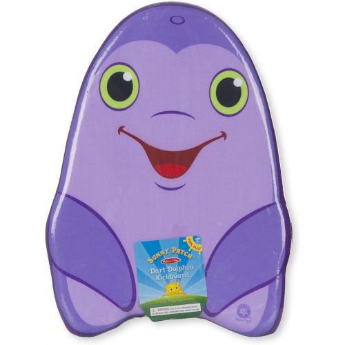  Melissa & Doug Sunny Patch Dart Dolphin Kickboard - Learn-to-Swim Pool Toy