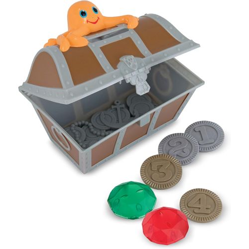  Melissa & Doug Sunny Patch Undersea Treasure Hunt Pool Game With Floating Chest and 6 Treasure Pieces