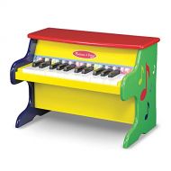 Melissa & Doug Learn-to-Play Piano (Musical Instruments, Solid Wood Construction, 25 Keys and 2 Full Octaves, 11.5” H x 9.5” W x 16” L, Great Gift for Girls and Boys - Best for 3,