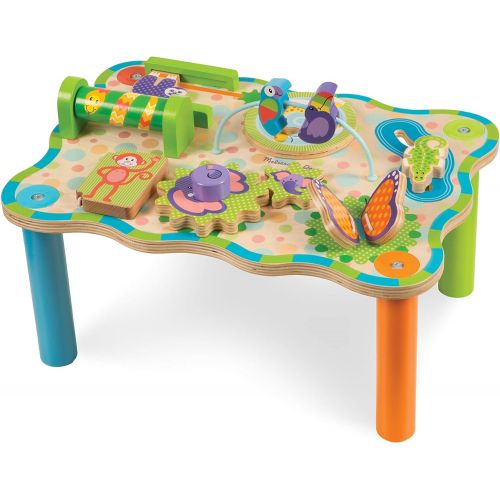  Melissa & Doug First Play Jungle Wooden Activity Table (Sturdy WoodenBaby Toy, Great Gift for Girls and Boys - Best for Babies and Toddlers, 12 Month Olds, 1 and 2 Year Olds)